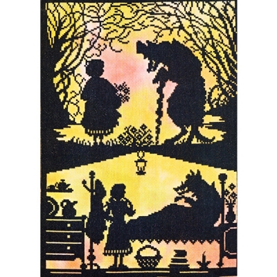 [영국 십자수패키지]XFT2P-Little Red Riding Hood