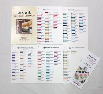 Kreinik Silk Thread Color Card-SAVSCS