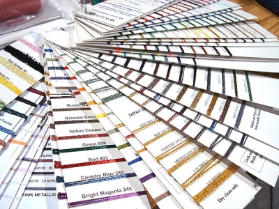 Kreinik Metallic Thread Color Card-KMCC
