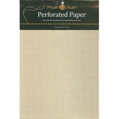 종이아이다 Perforated Paper(14카운트, Ecru) 2장세트-PP2