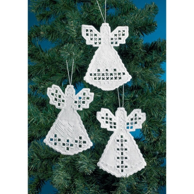 Hardanger 오너먼트 ANGELS(3개 세트)-01-4615