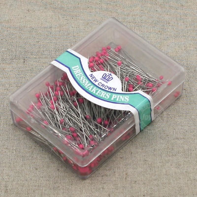 크라운 일반형 시침핀(핑크색)