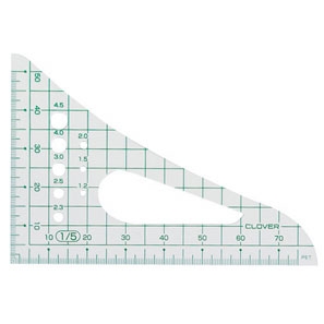 [크로바 25-016]방안삼각축척자1/5