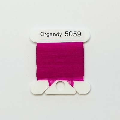 UR 실크리본자수실 Organdy 5mm 059