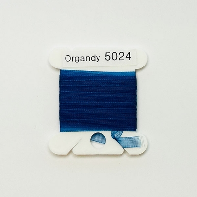 UR 실크리본자수실 Organdy 5mm 024