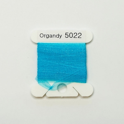 UR 실크리본자수실 Organdy 5mm 022