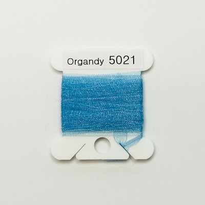 UR 실크리본자수실 Organdy 5mm 021