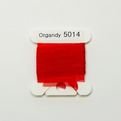 UR 실크리본자수실 Organdy 5mm 014