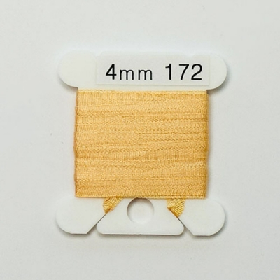 UR 실크리본자수실 Silk 100% Ribbon 4mm 172(Tawny LT)