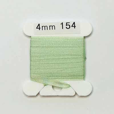 UR 실크리본자수실 Silk 100% Ribbon 4mm 154(Baby Green LT)