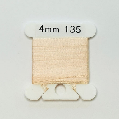 UR 실크리본자수실 Silk 100% Ribbon 4mm 135(Pink LT)