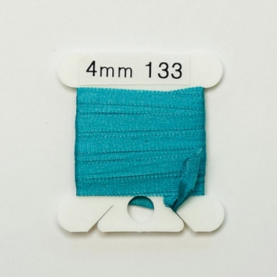 UR 실크리본자수실 Silk 100% Ribbon 4mm 133(Misty Aqua MD)