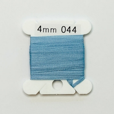 UR 실크리본자수실 Silk 100% Ribbon 4mm 044(Blue VY LT)^