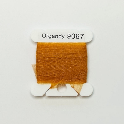 UR 실크리본자수실 Organdy 9mm 067^