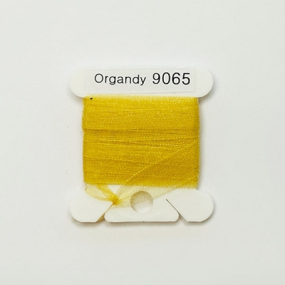 UR 실크리본자수실 Organdy 9mm 065