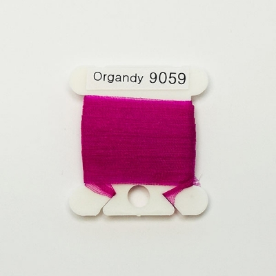 UR 실크리본자수실 Organdy 9mm 059