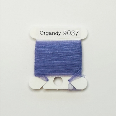 UR 실크리본자수실 Organdy 9mm 037