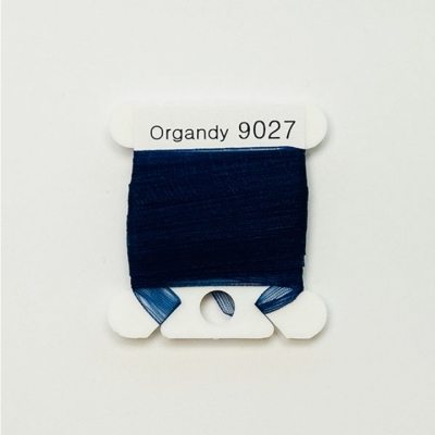 UR 실크리본자수실 Organdy 9mm 027