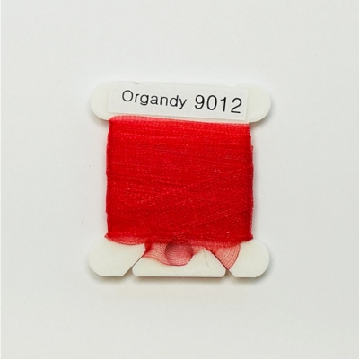 UR 실크리본자수실 Organdy 9mm 012