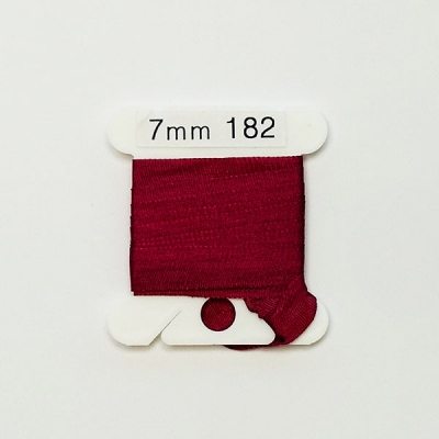 UR 실크리본자수실 Silk 100% Ribbon 7mm 182(Mauve DK)