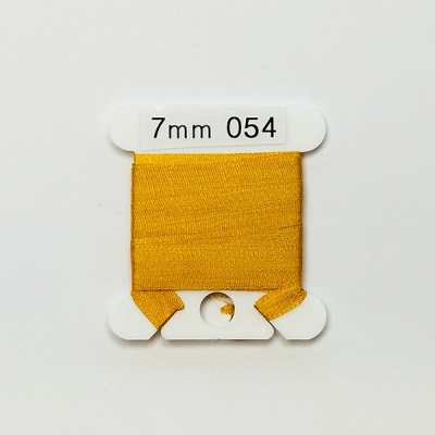 UR 실크리본자수실 Silk 100% Ribbon 7mm 054(Topaz)