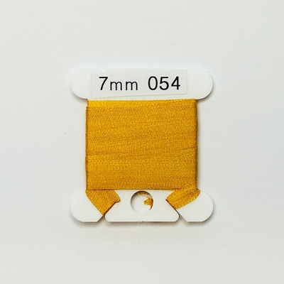 UR 실크리본자수실 Silk 100% Ribbon 7mm 054(Topaz)