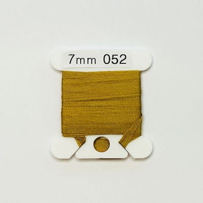 UR 실크리본자수실 Silk 100% Ribbon 7mm 052(Topaz MD)