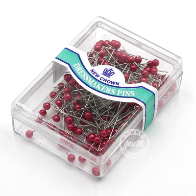 크라운 진주핀(레드)