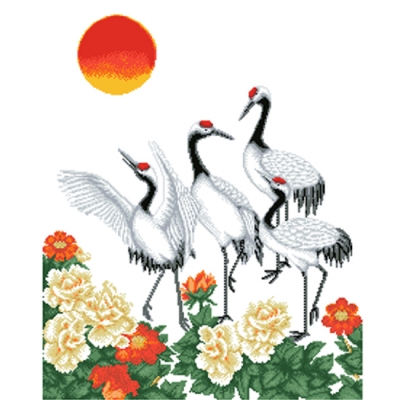 [보석]학들의군무(보석자수)-ydb0024-Y