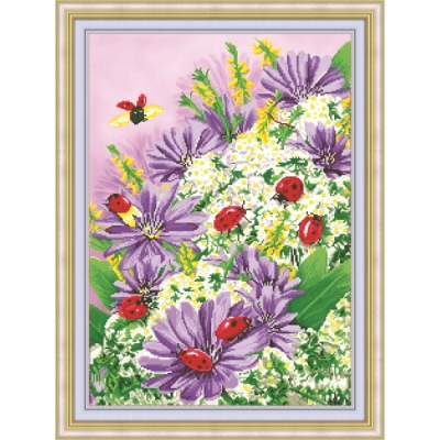 무당벌레와들국화-5D부분-52*74.5cm-MF2506