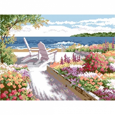 해변의정원-3D전체-40*53cm-ydb0375