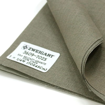 쯔바이 자수원단 32카운트-BELFAST-GRANITE/3609-7025