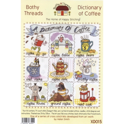 [영국 십자수패키지]XDO15-Dictionary of Coffee