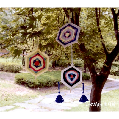 마크라메-오호데디오스(Ojo de Dios ) 패키지-블루 색상