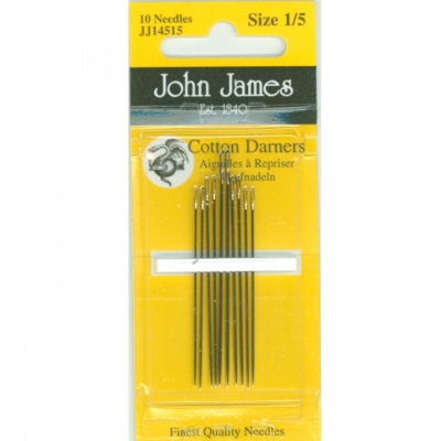 존제임스 Cotton Darners(불리언바늘) 1/5호(10개세트)-JJ14515