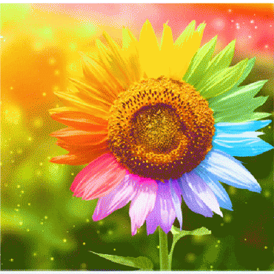 [보석 십자수]7색해바라기(MJ0100-02)-Y ^