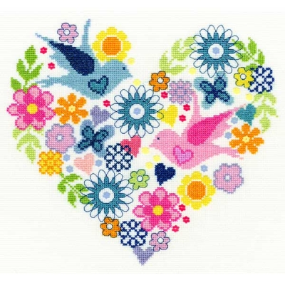 [십자수 외국패키지]Heart Bouquet - XB1 ^^