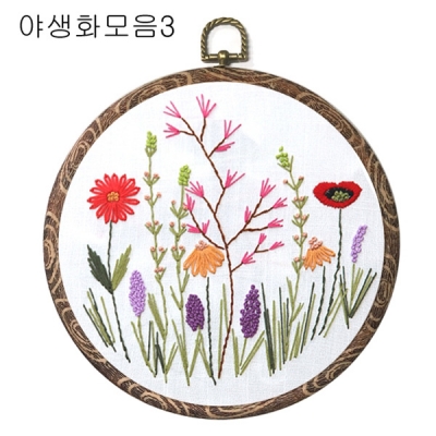 [자수패키지] 야생화모음3(프랑스자수중급)-ndb0046-Y