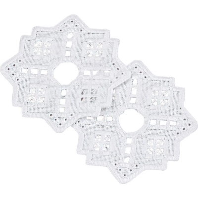 Permin Kit/Hardanger Candle ring(2개 세트)-02-7721