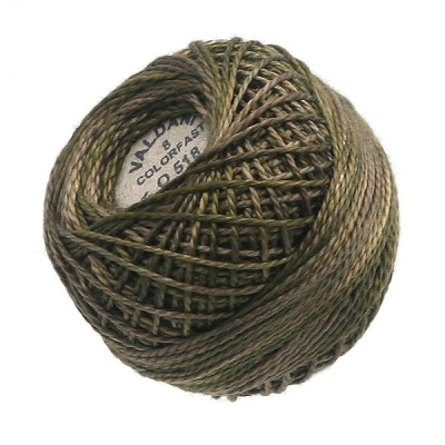 발다니 자수실 8번사 복합사 O518 