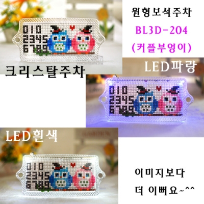 보석십자수 주차 BL3D-204(커플부엉이)