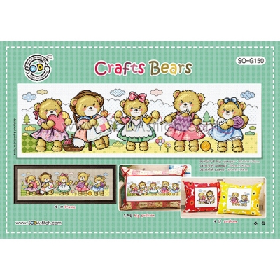 Crafts Bears(소다-G150)-도안