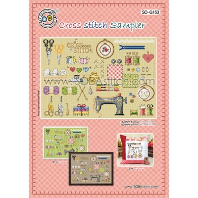 Cross stitch Sampler (소다-G153)-도안