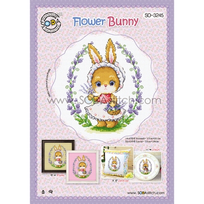 Flower Bunny (소다-3245)-도안