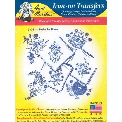 AUNT MARTHA POSITIVES FOR LINENS(다림질 전사도안)-#3605