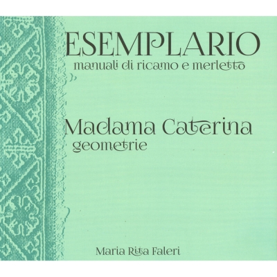 [BooK]까떼리나 데 메디치 자수책 - 지오메트리 / ESEMPLARIO Madama Caterina geometrie-녹색 표지