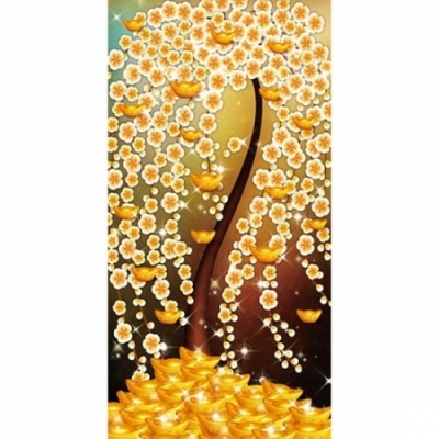 버드나무금전수-M7327-1-3D-55*110cm-Y