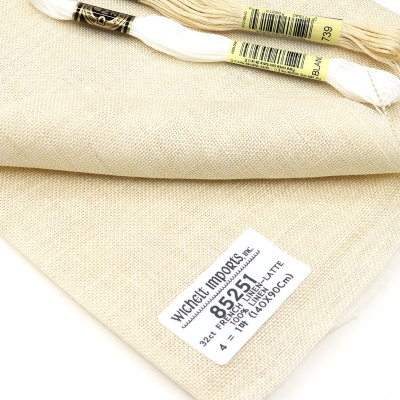 위첼32카운트(=12fils) - FRENCH LINEN / LATTE(메디치원단) - 85251