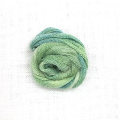 HOTA Crewel Wool Hand-dyed 복합울사-P003(Riesling)25m Spool(스풀)-A