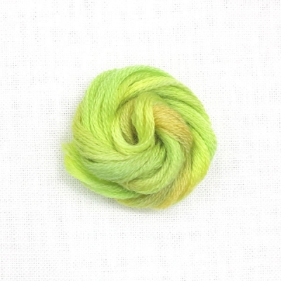 HOTA Crewel Wool Hand-dyed 복합울사-P004(Pomelo) 25m Spool(스풀)-A